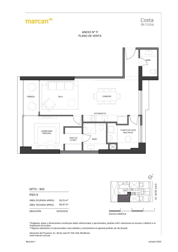 Llano Zapata 430 - departamento 903