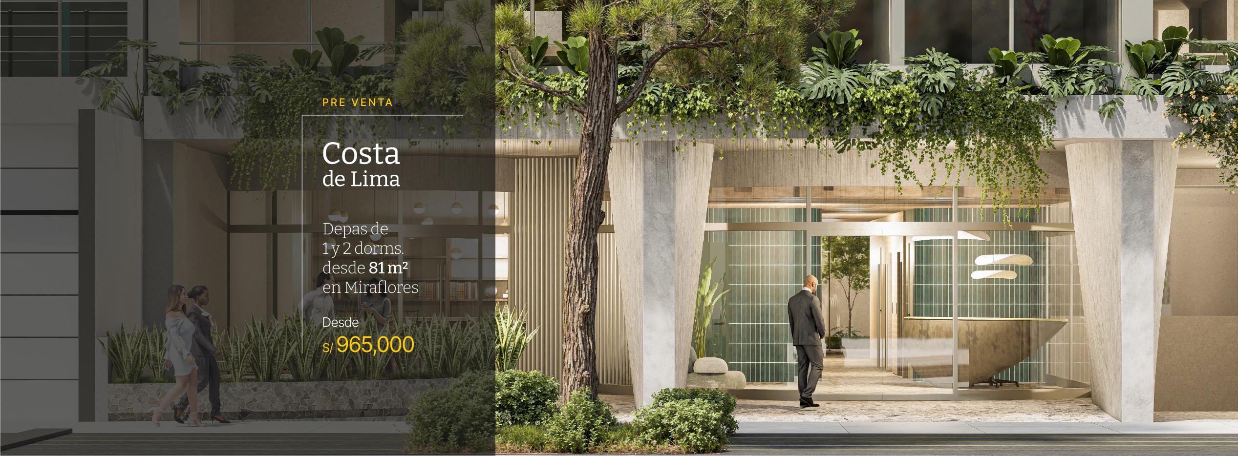 Proyecto de Departamentos Nuevos en Miraflores